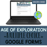 Age of Exploration Multiple Choice Google Forms Distance Learning
