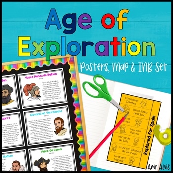 Preview of Age of Exploration Poster and Interactive Notebook INB Set