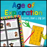 Age of Exploration Poster and Interactive Notebook INB Set