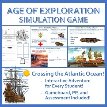 Preview of Age of Exploration Simulation Game (Crossing the Atlantic Ocean)