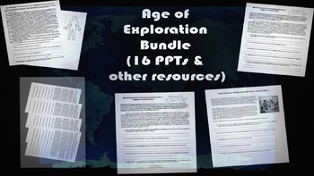 Preview of Age of Exploration Ultimate Bundle: 16 PPTs, primary sources, & other resources