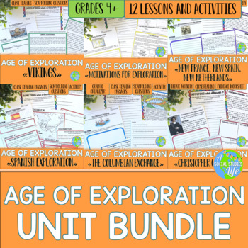 Preview of Age of Exploration Unit BUNDLE