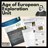 Age of Exploration Unit: PPT, Test, Activities, & Projects