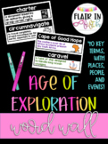 Age of Exploration Vocabulary Word Wall