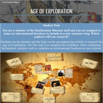 Preview of Age of Exploration Webquest