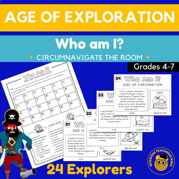 Preview of Age of Exploration Who Am I Game