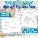 Age of Exploration World Map Assignment (Ready to print)
