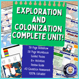 Age of Exploration and Colonization Complete Unit Slides, 