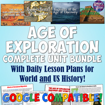 Preview of Age of Exploration Unit Plan Bundle: Projects, Activities, Maps, and Lessons