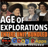 Age of Exploration Unit: PPT, Guided Notes, Worksheets, Pl