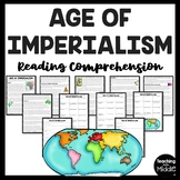 Age of Imperialism Reading Comprehension Worksheets Center