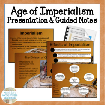 Preview of Age of Imperialism Guided Notes Presentation and Student Handouts PowerPoint