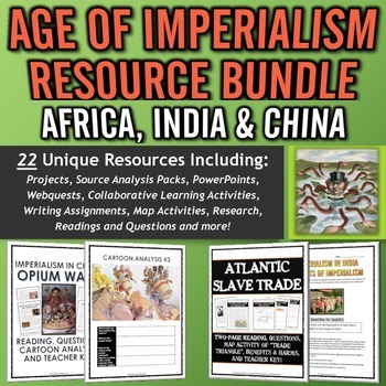 Preview of Age of Imperialism MEGA Resource Bundle (Africa, India and China!)