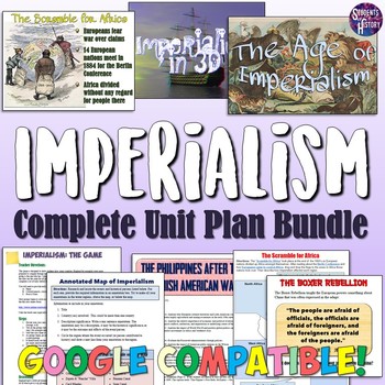 Preview of Imperialism Unit Plan Bundle: Projects and Lessons for World History