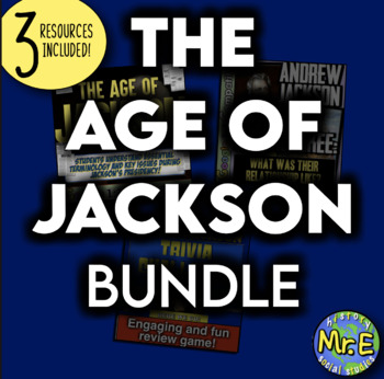 Preview of Age of Jackson Bundle | Trail of Tears, Bank War, Nullification