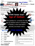 Age of Jackson, STAAR Review Sheet
