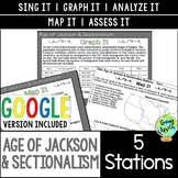 Age of Jackson & Sectionalism Stations Activity - Centers 