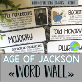 Age of Jackson Word Wall