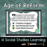 Age of Reform Task Cards Boom Cards Distance Learning
