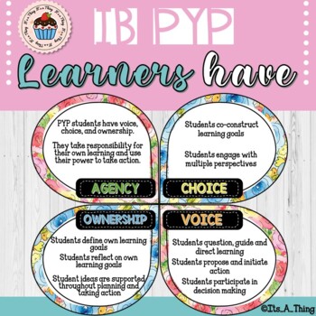 Agency Posters for PYP | IB Bulletin Board by Its a thing | TpT