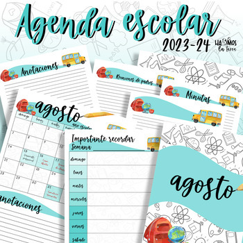 Preview of Agenda Escolar  2023/24