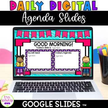 Preview of Agenda Slide Template Google Slides