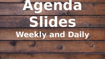 Preview of Agenda Slides