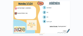 Preview of Agenda Template