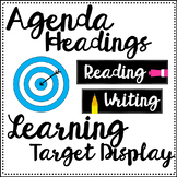 Agenda and Learning Target Display