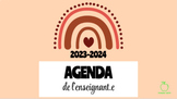 Agenda d'enseignant.e 2023-24 (Gslides) // Teacher planner