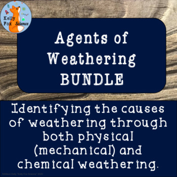 Preview of Agents of Chemical and Physical (Mechanical) Weathering: Google Slides Bundle