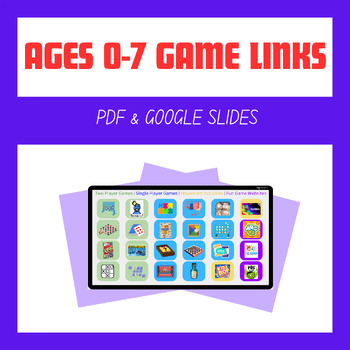Preview of Ages 0-7 GAME links
