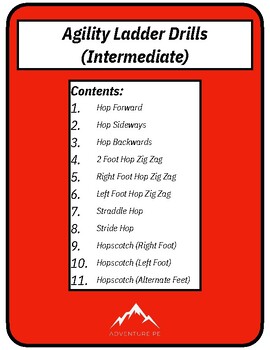 Preview of Agility Ladder Drills (Intermediate)