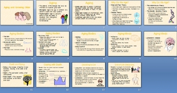 Preview of Aging and Growing Older SmartBoard Notebook Presentation Lesson Plan