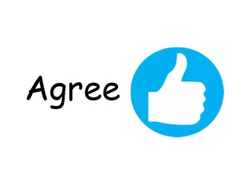 Preview of Agree Disagree Cards