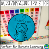 Agree/Disagree TPR Stick for Video Conferencing Lessons (D
