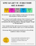 Agree or Disagree? Romeo and Juliet Pre- Reading Exercise FREEBIE