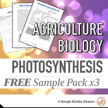 Preview of Agriculture - Biology - Photosynthesis - Free Sample Pack