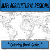 Agricultural Regions Map **Coloring Book Series**