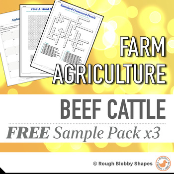 Preview of Agriculture - Beef Cattle - Free Sample Pack