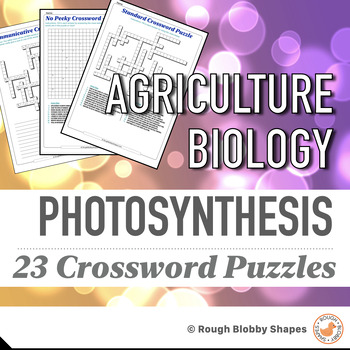 Preview of Agriculture - Biology - Photosynthesis - Crosswords