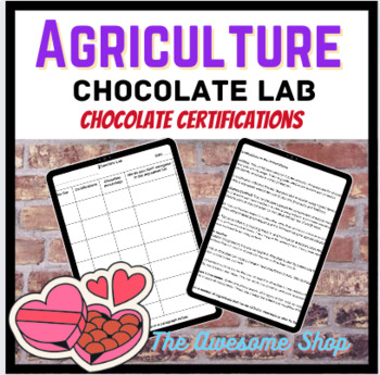 Preview of Agriculture Chocolate Certification Tasting Lab Fun! Horticulture and Cooking