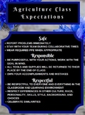 Agriculture Class Expectations-BlueFlower