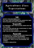 Agriculture Class Expectations-Succulents