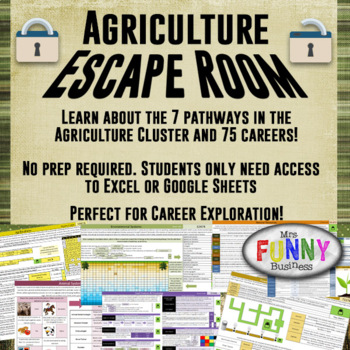 Preview of Agriculture Cluster Escape Room