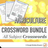 Agriculture - Crossword Puzzles Growing Bundle