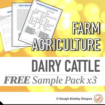 Preview of Agriculture - Dairy Cattle - Free Sample Pack
