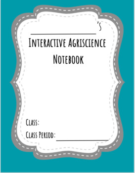 Preview of Agriculture Digital Interactive Notebook Template - Google Drive.
