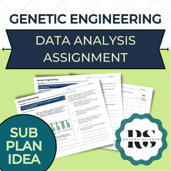 Preview of Agriculture Ed Data Analysis Activity: Genetic Engineering | Sub Plan Idea