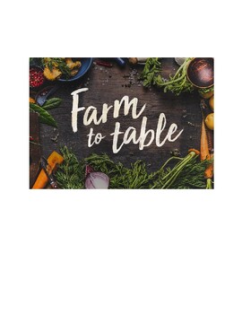 Preview of Agriculture Farm to Table Course outline and activities